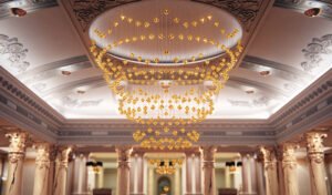 Кинетическая люстра «GOLD»