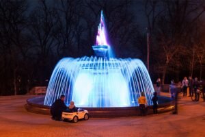 Гранитный фонтан в Одессе