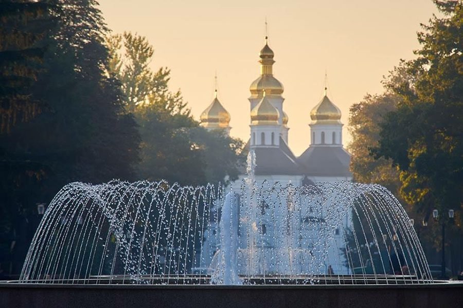 Світломузичний ансамбль фонтанів на Алеї Героїв - Фото №4