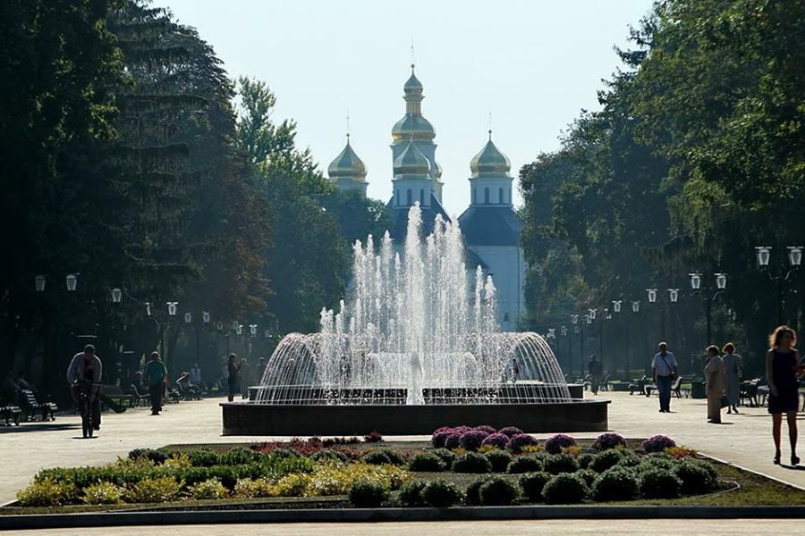 Світломузичний ансамбль фонтанів на Алеї Героїв - Фото №6