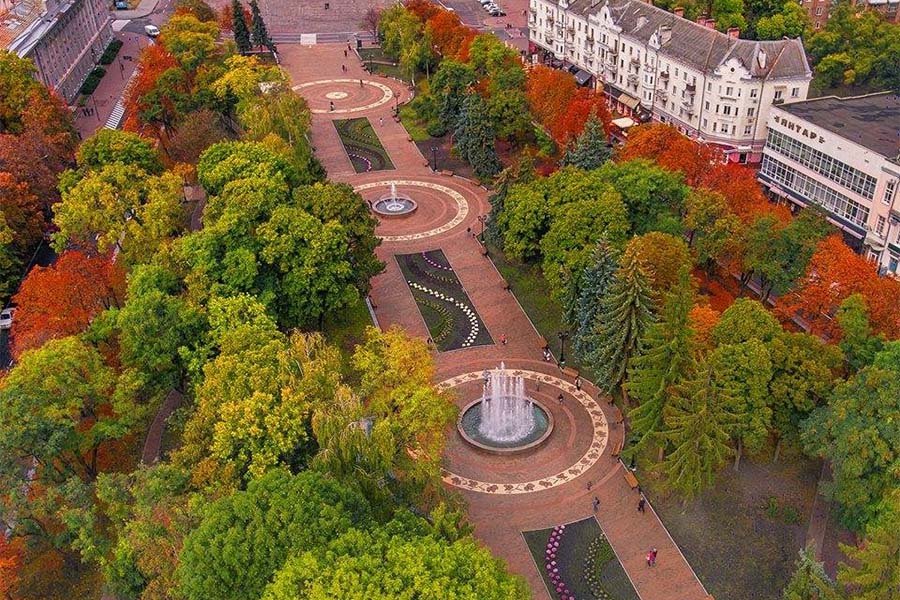 Світломузичний ансамбль фонтанів на Алеї Героїв - Фото №8